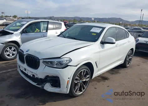 2021 BMW X4 M40I from USA, damaged, VIN 5UX2V5C04M9D93698